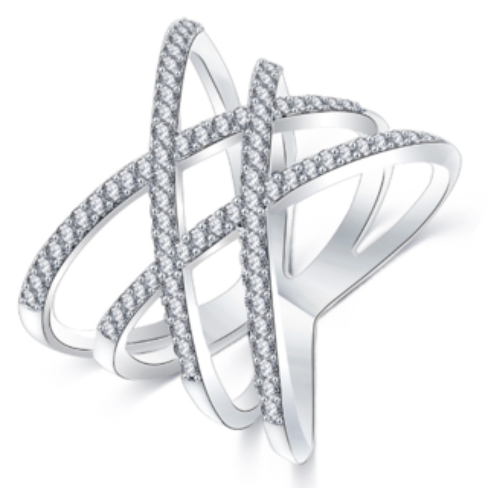 Double Crisscross Ring